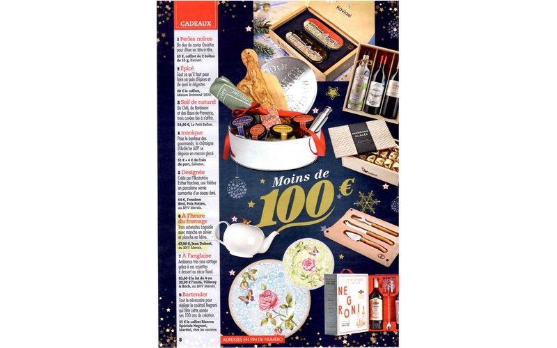 Planche et couteau fromage Jean Dubost Laguiole, Cuisine Actuelle