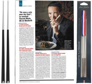 Jean Dubost Les baguettes à la française Capital Janvier 2019 noires et blanches