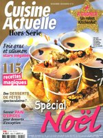 Cuisine Actuelle couverture hors serie Noel 2019 Saccoche cuir couteaux de cuisine Jean Dubost France