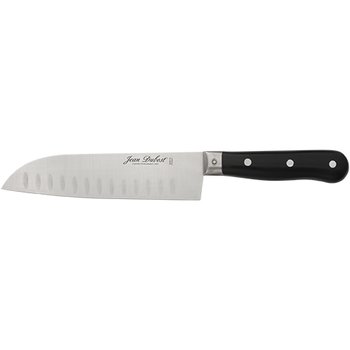 Couteau Santoku Jean Dubost manche POM noir made in France