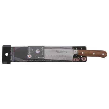 Couteau professionnel francais Jean Dubost manche en noyer veritable lame santoku