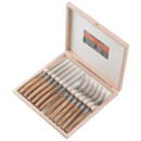 Coffret 6 couteaux 6 fourchettes Laguiole Jean Dubost fabriqué en France manche bois d'olivier