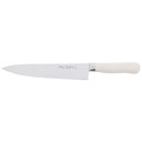 Couteau français lame chef 20 cm, manche POM blanc par Jean Dubost coutelier français d'excellence depuis 1920