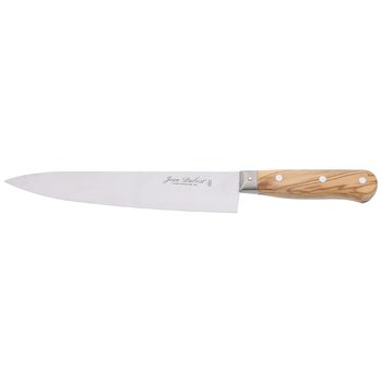 Couteau chef made in France par Jean Dubost coutelier professionnel depuis 1920 manche en bois d'olivier véritable