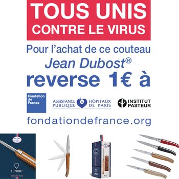 Jean Dubost Le poche don tous unis contre le virus