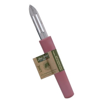 Couteau eplucheur rose gamme ecoresponsable Line Jean Dubost fabrication francaise