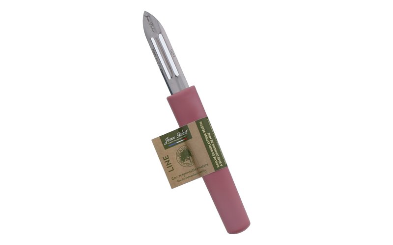 Couteau éplucheur Jean Dubost gamme Line, rose