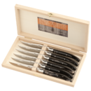 Coffret 6 couteaux Laguiole manche corne véritable