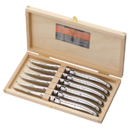 Coffret 6 couteaux Laguiole tout inox