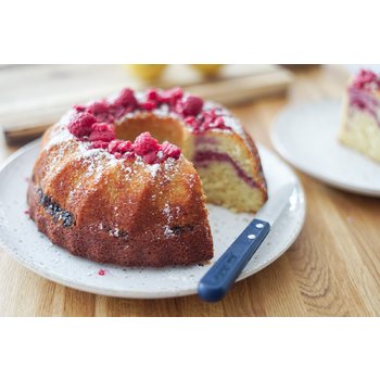 Jean Dubost Les couteaux a la francaise, bundt cake citron framboise credit photo Les Pepites de noisette 1