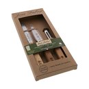 Coffret 3 couteaux de cuisine Jean Dubost gamme Tradition manches en chene certifié PEFC PM