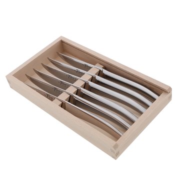 Coffret 6 couteaux Jean Dubost Le Thiers tout inox fabrication francaise