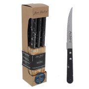 Jean Dubost bloc 6 couteaux steak Sense black edition