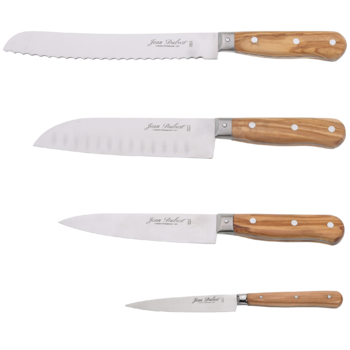 Jean Dubost couteaux de cuisine gamme 1920 manche bois d'olivier fabrication francaise