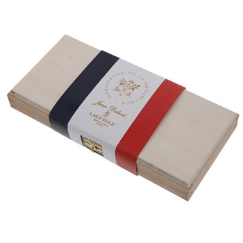 Coffret 3 pièces fromage tout inox, Jean Dubost Laguiole collection Elysée