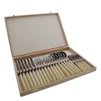 Couverts de table Jean Dubost modele anglais clair en coffret fermant