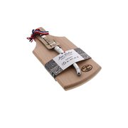 Planche apéritif et couteau Jean Dubost Laguiole tout inox décor Damas Origine France Garantie