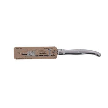 Couteau Jean Dubost Laguiole tout inox décor Damas Origine France Garantie, étui ecosecure