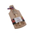 Jean Dubost Laguiole couteau et planche apéritive décor Noël renne, made in France