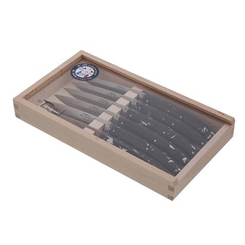Coffret couteaux Le Thiers 2.0 par Jean Dubost manche Sense black edition, made in France