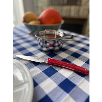 Couteau Jean Dubost Le Thiers 2.0 manche acrylique rouge fabriqué en France