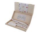 Coffret 3 couteaux à fromage Jean Dubost Sense collection Elysée, fabrication française