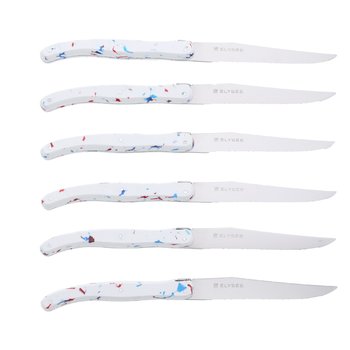 Couteaux steak Jean Dubost Laguiole Sense collection Elysee, made in France