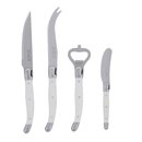 Jean Dubost Laguiole set brunch ABS blanc fabrique en France