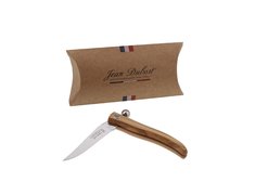 Jean Dubost Laguiole sphère couteau de poche manche olivier made in France