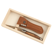 Coffret couteau de poche Laguiole manche bois de genévrier