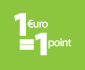 1 euro = 1 point !
